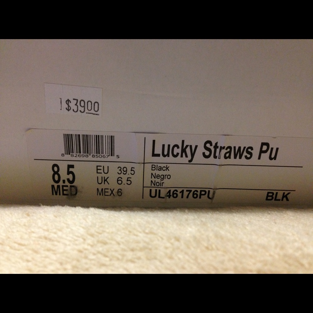 Black Wedge Sandals "Unlisted" brand - Picture 6 of 6